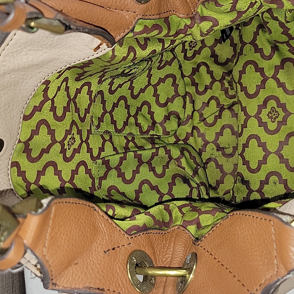 OrYANY Yellow and Tan Leather Bag - Picture 13 of 16